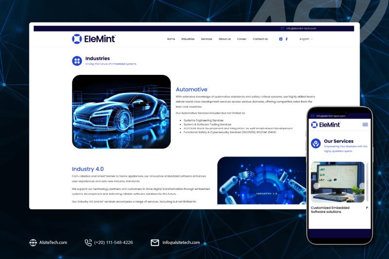 موقع Elemint - لحلول البرمجيات والأنظمة الذكية